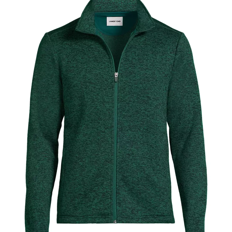 School Uniform Men's Sweater Fleece Zip Front Jacket