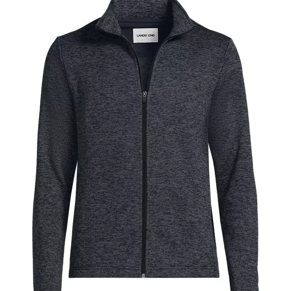 School Uniform Men's Sweater Fleece Zip Front Jacket