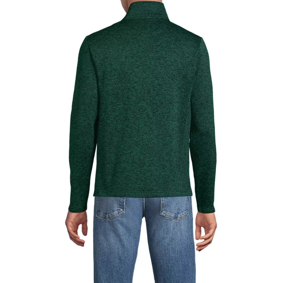 School Uniform Men's Sweater Fleece Zip Front Jacket