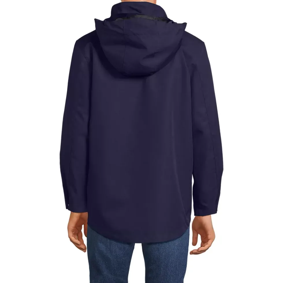 School Uniform Men's System Hooded Shell Jacket