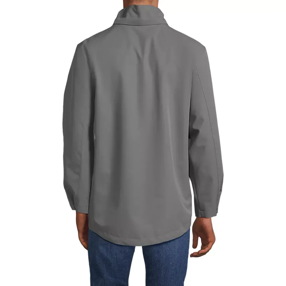 School Uniform Men's System Hooded Shell Jacket