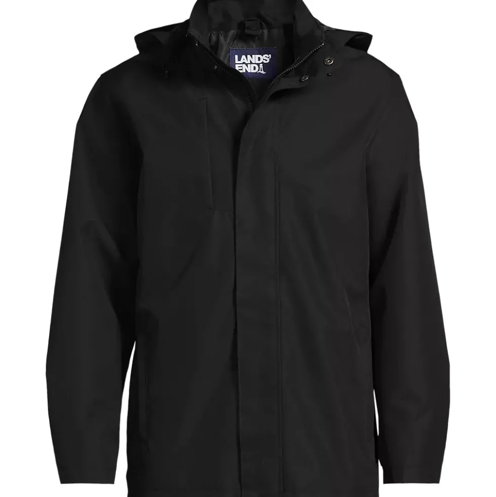 School Uniform Men's System Hooded Shell Jacket