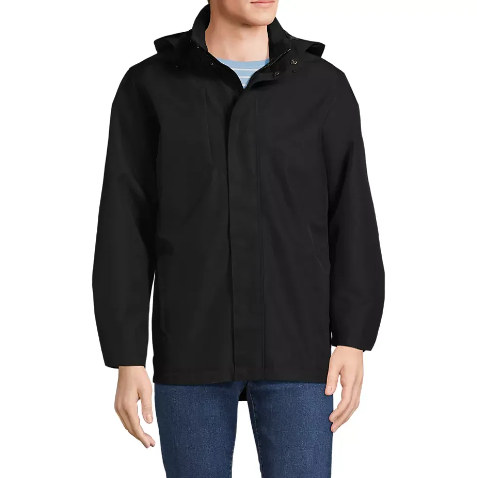 School Uniform Men's System Hooded Shell Jacket