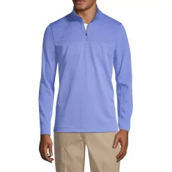 School Uniform Men's Textured Quarter Zip Pullover