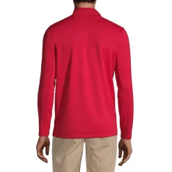 School Uniform Men's Textured Quarter Zip Pullover