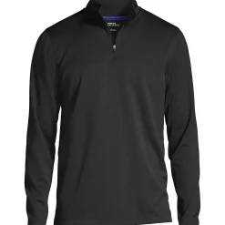 School Uniform Men's Textured Quarter Zip Pullover