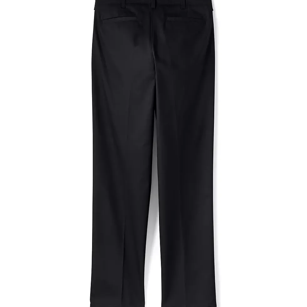 School Uniform Men's Traditional Fit Plain Front Chino Pants