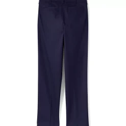 School Uniform Men's Traditional Fit Plain Front Chino Pants