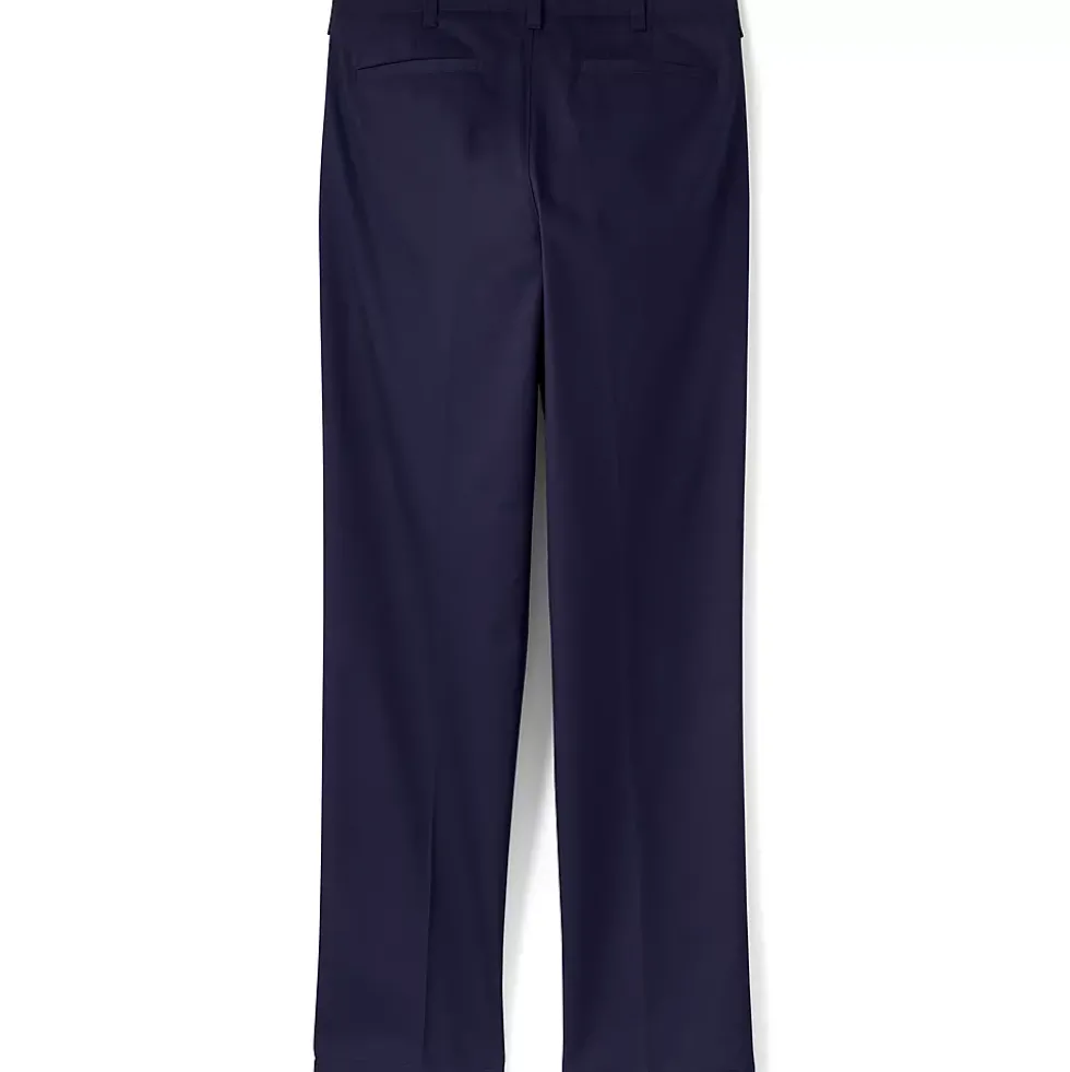 School Uniform Men's Traditional Fit Plain Front Chino Pants