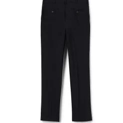 School Uniform Men's Washable Wool Tailored Plain Front Trousers