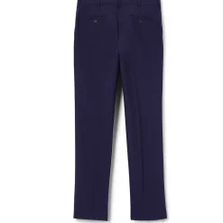 School Uniform Men's Washable Wool Tailored Plain Front Trousers