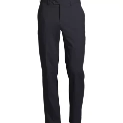 School Uniform Men's Washable Wool Tailored Plain Front Trousers