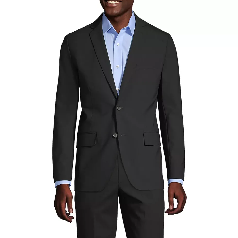 School Uniform Men's Washable Wool 2 Button Tailored Fit Suit Jacket