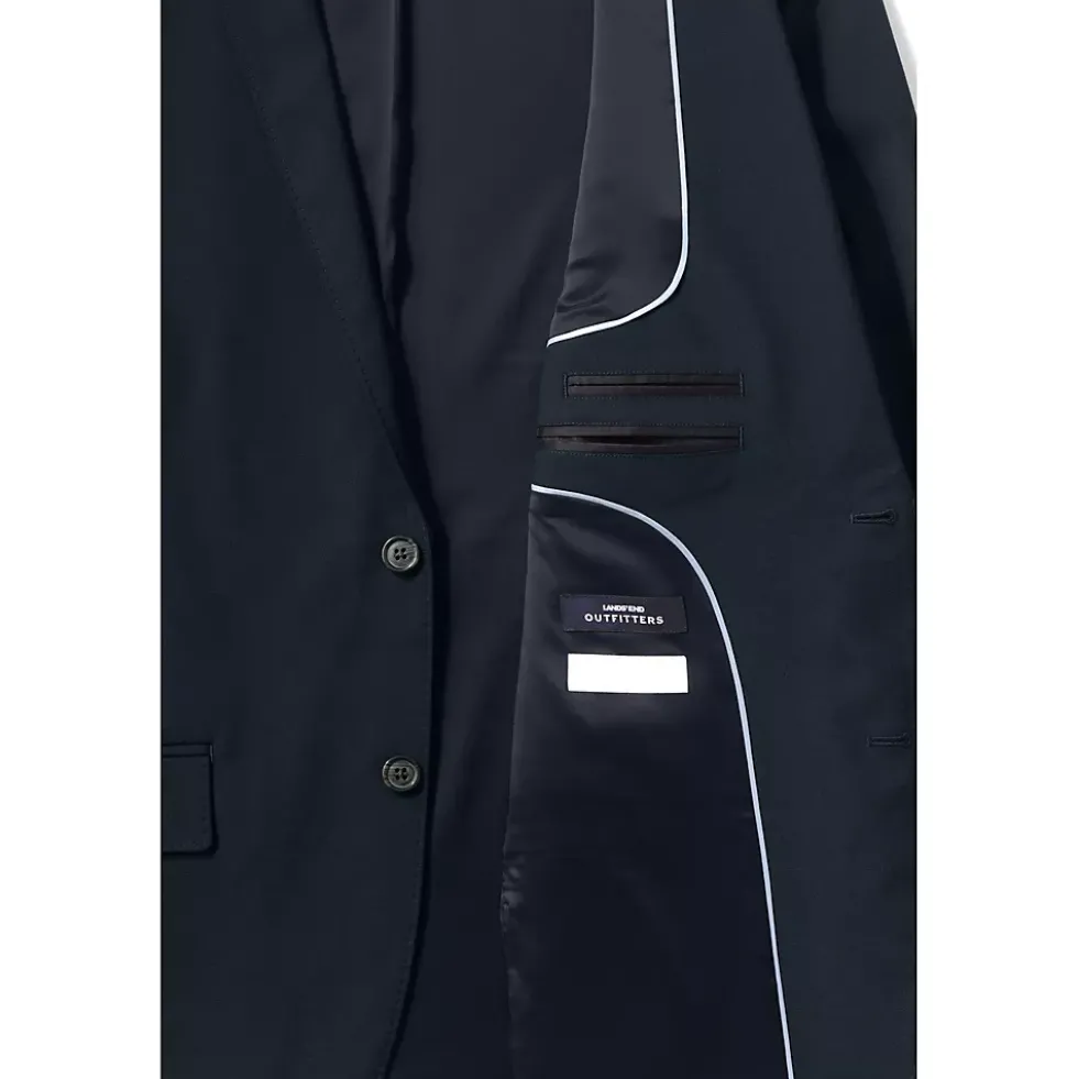 School Uniform Men's Washable Wool 2 Button Tailored Fit Suit Jacket