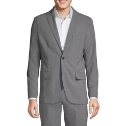 School Uniform Men's Washable Wool 2 Button Tailored Fit Suit Jacket