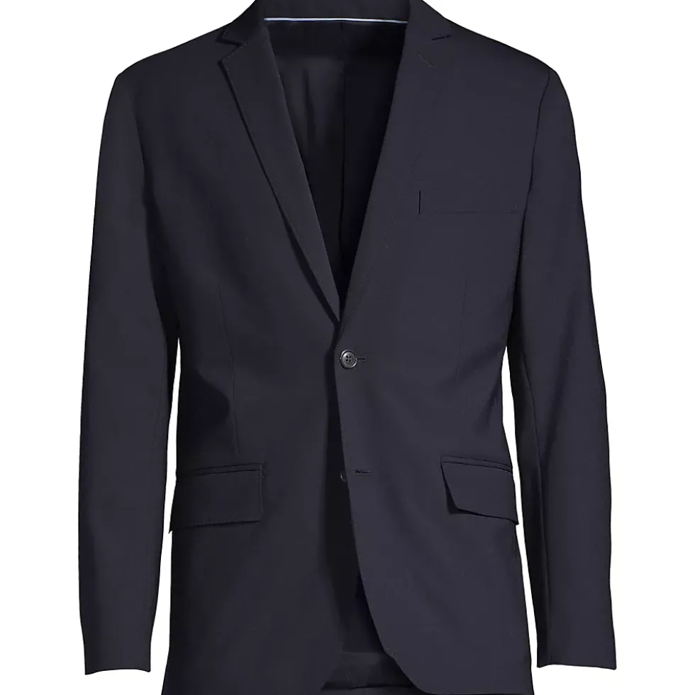 School Uniform Men's Washable Wool 2 Button Tailored Fit Suit Jacket