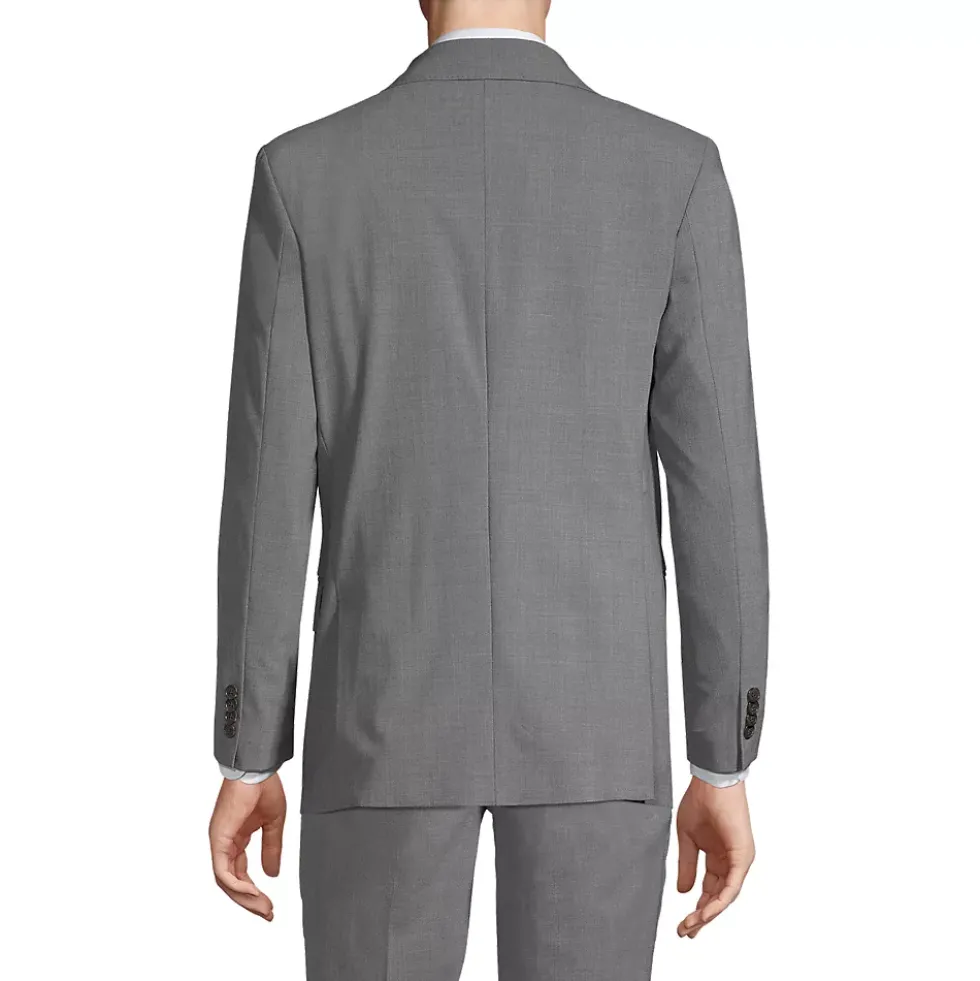 School Uniform Men's Washable Wool 2 Button Tailored Fit Suit Jacket