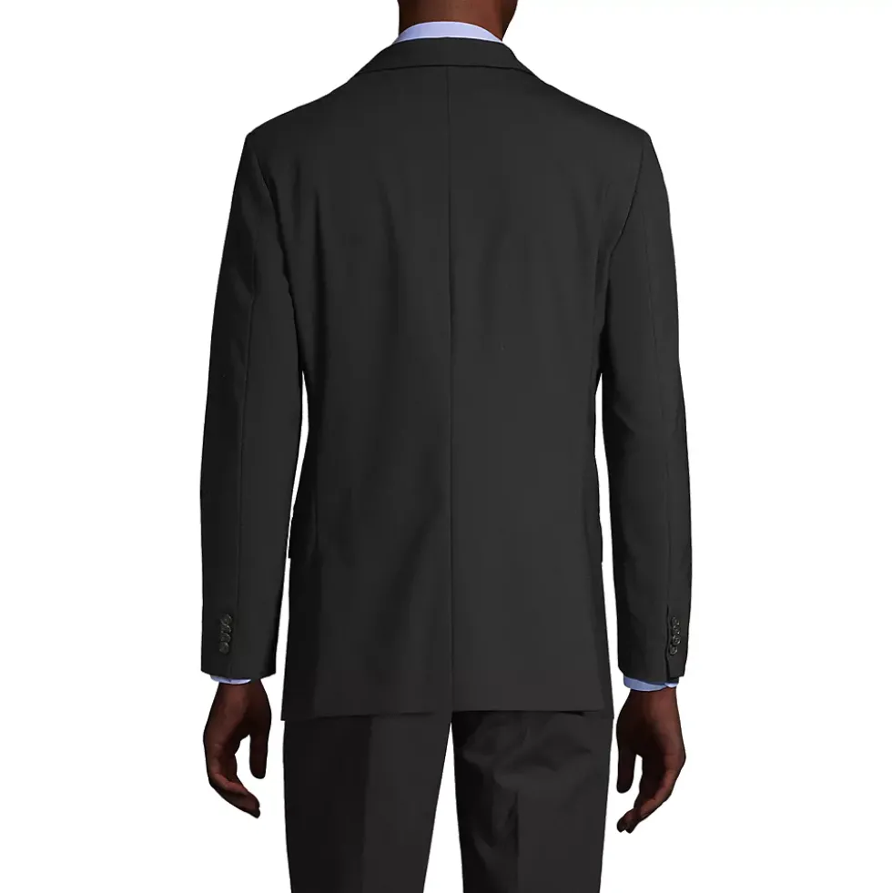 School Uniform Men's Washable Wool 2 Button Tailored Fit Suit Jacket