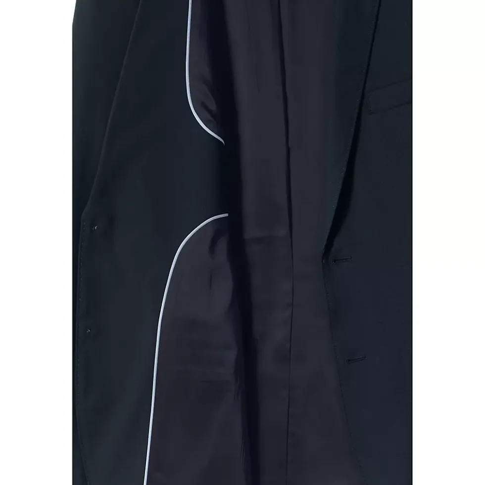 School Uniform Men's Washable Wool 2 Button Tailored Fit Suit Jacket