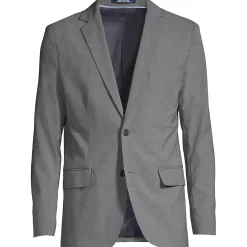School Uniform Men's Washable Wool 2 Button Tailored Fit Suit Jacket