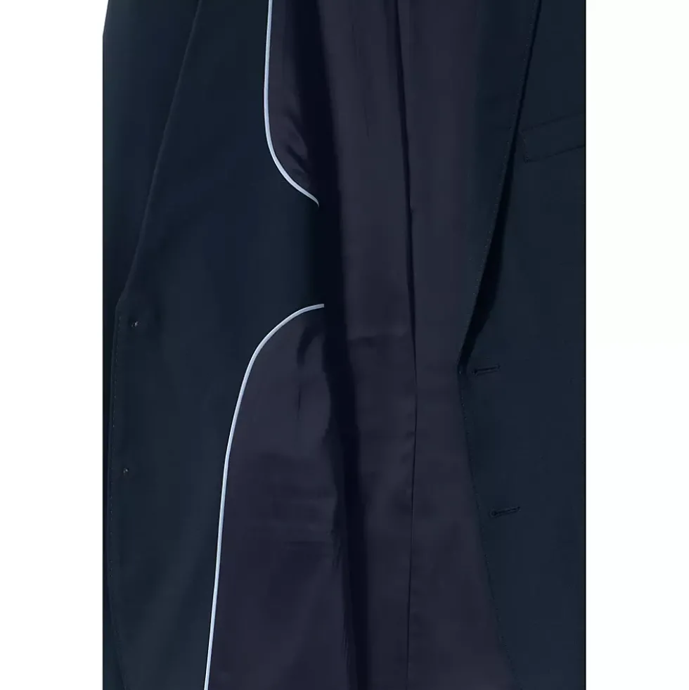 School Uniform Men's Washable Wool 2 Button Tailored Fit Suit Jacket