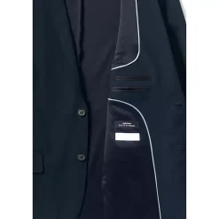 School Uniform Men's Washable Wool 2 Button Tailored Fit Suit Jacket