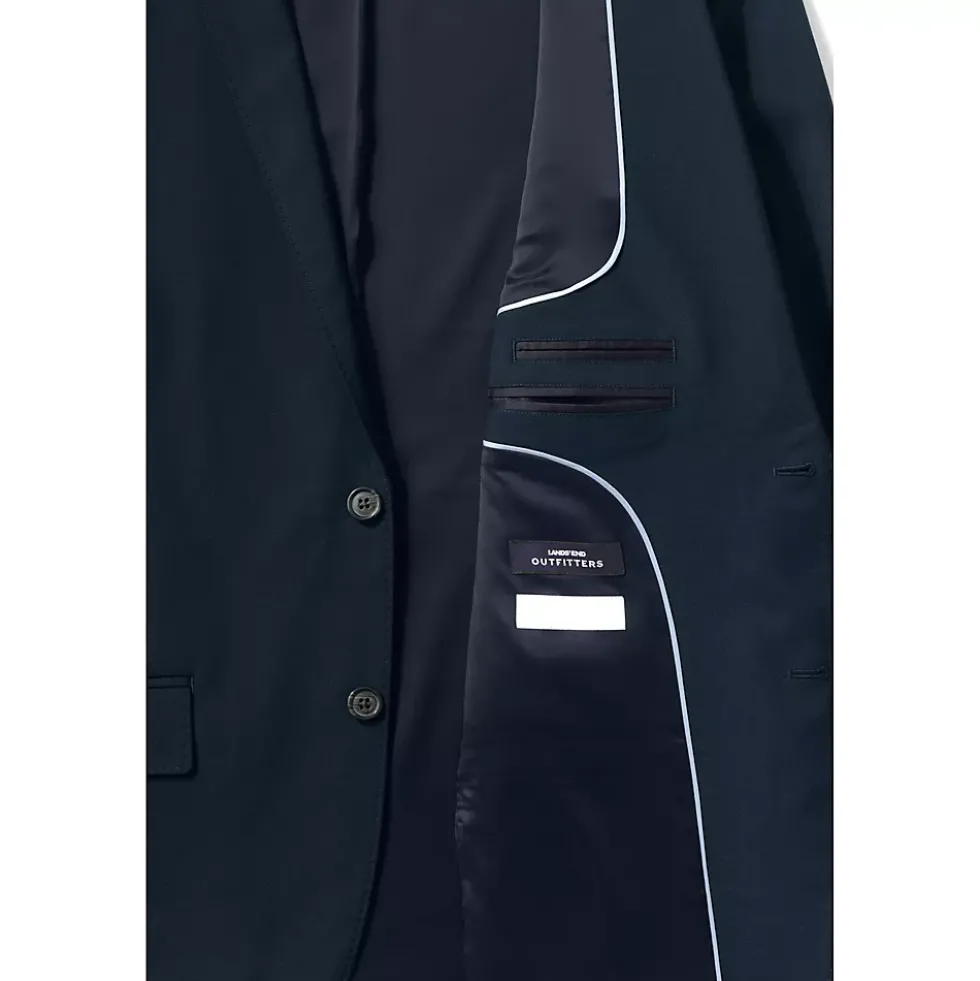 School Uniform Men's Washable Wool 2 Button Tailored Fit Suit Jacket