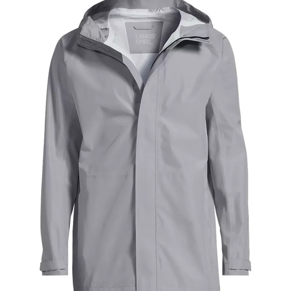 School Uniform Men's Waterproof Hooded Packable Rain Jacket