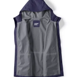 School Uniform Men's Waterproof Hooded Packable Rain Jacket