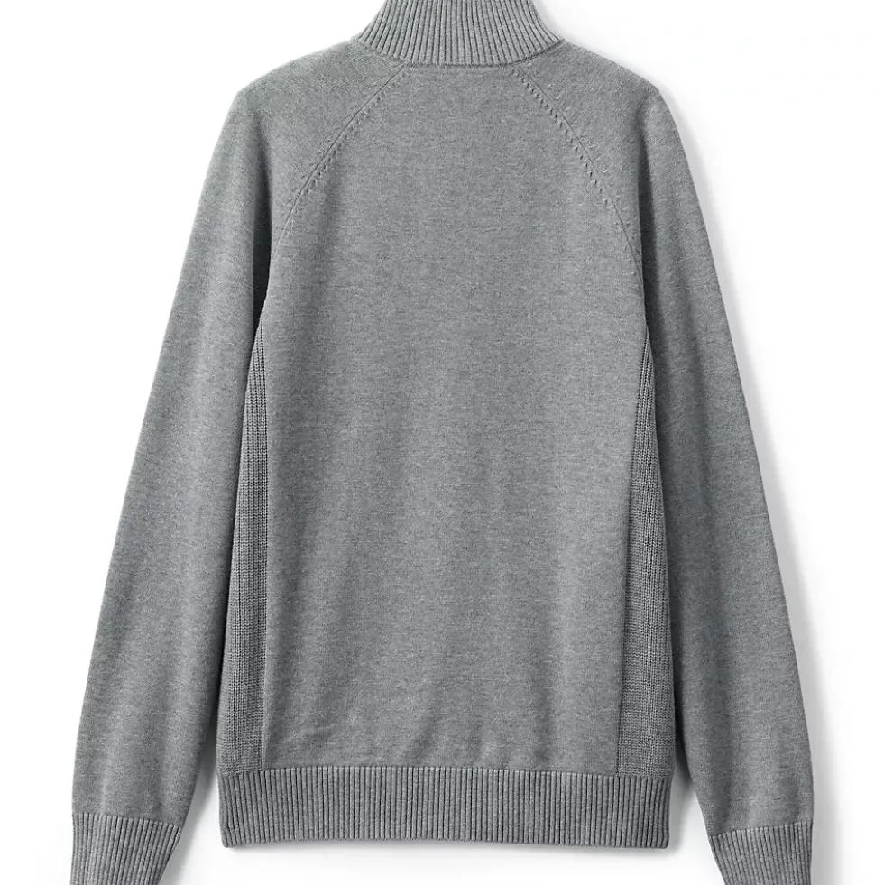 School Uniform Unisex Cotton Modal Full Zip Sweater Jacket