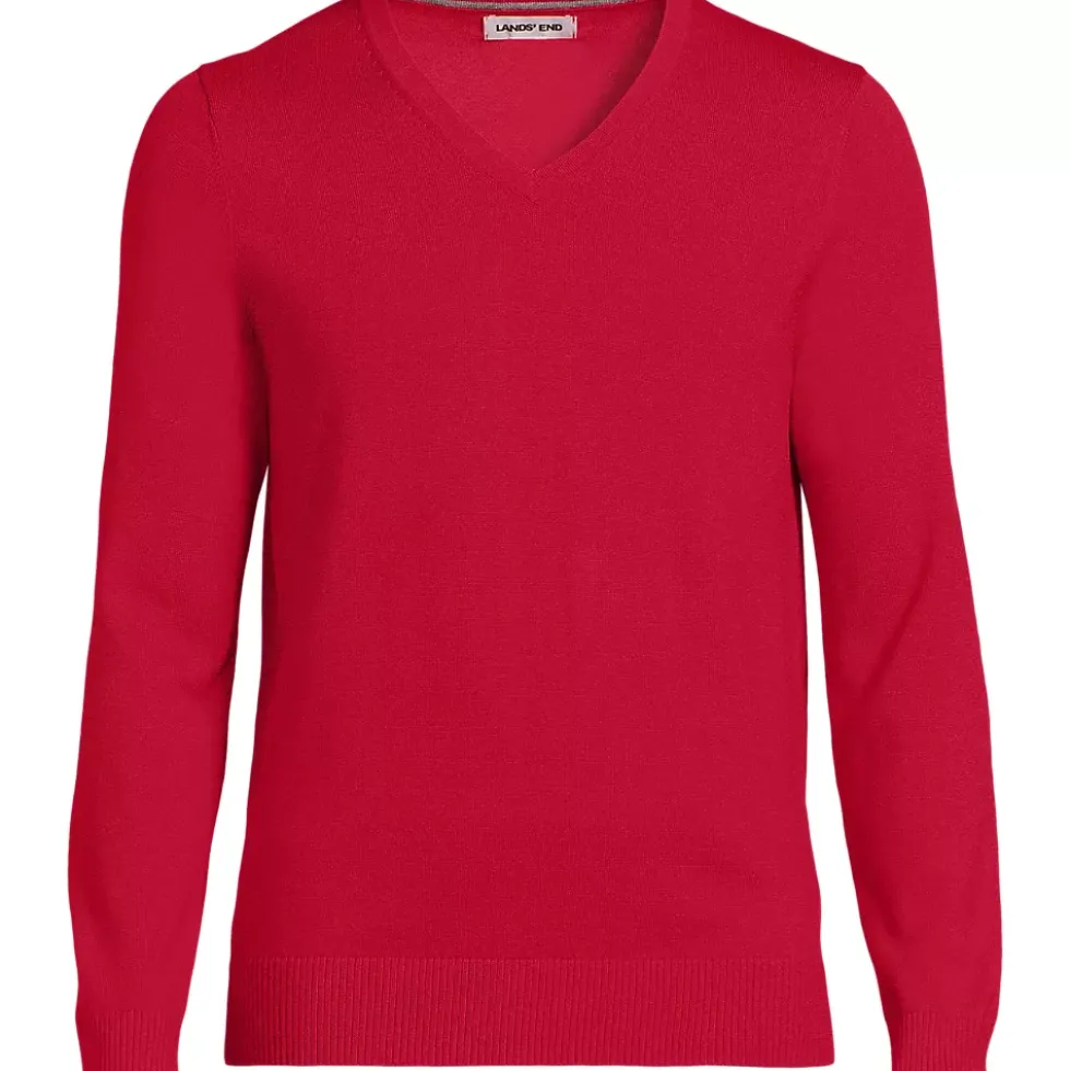 School Uniform Unisex Cotton Modal Vneck Pullover Sweater