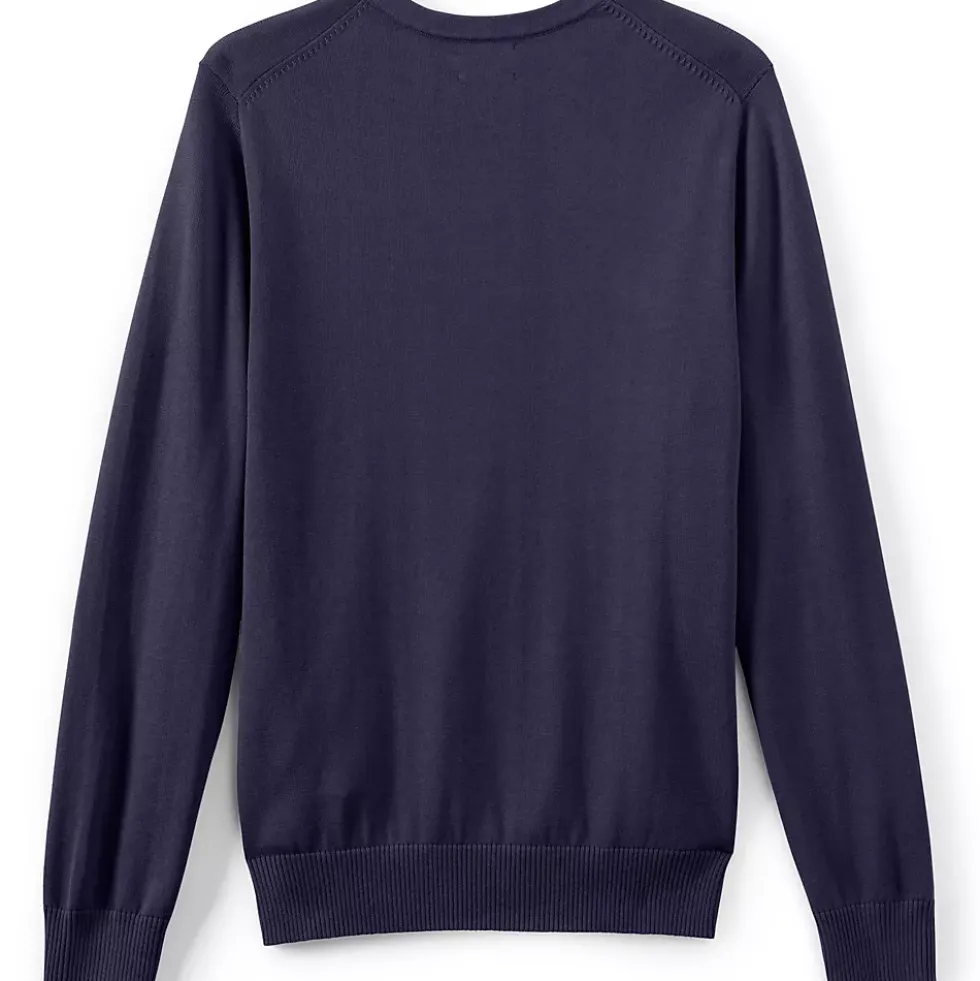 School Uniform Unisex Cotton Modal Vneck Pullover Sweater