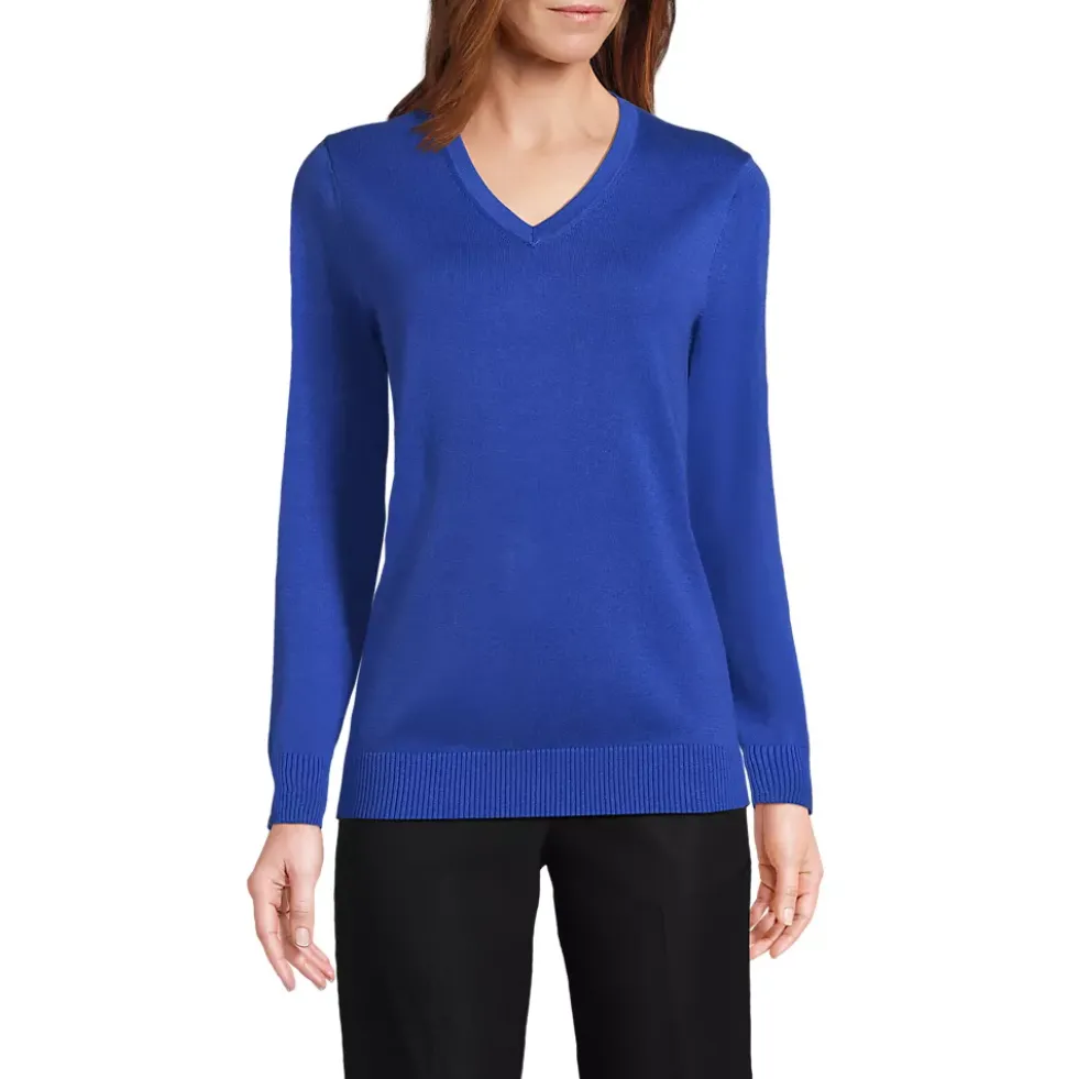 School Uniform Unisex Cotton Modal Vneck Pullover Sweater