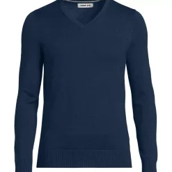 School Uniform Unisex Cotton Modal Vneck Pullover Sweater