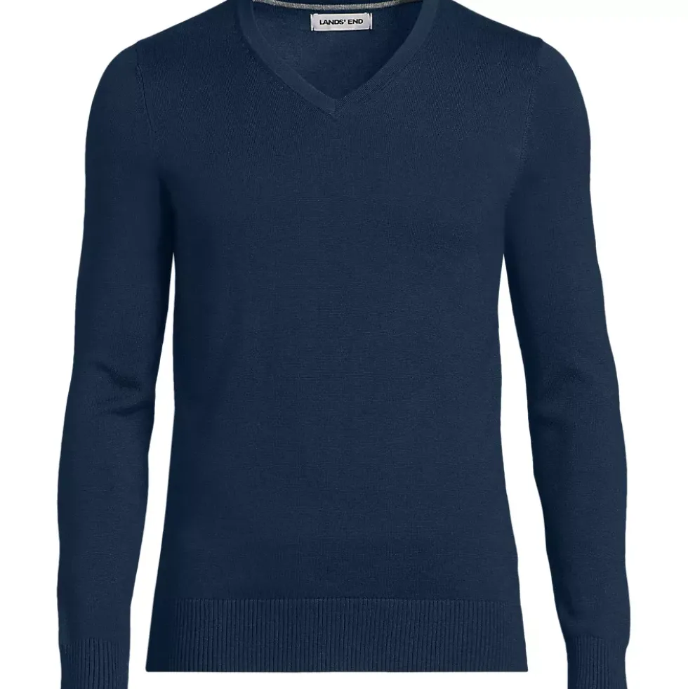 School Uniform Unisex Cotton Modal Vneck Pullover Sweater