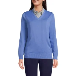 School Uniform Unisex Cotton Modal Vneck Pullover Sweater