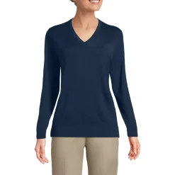 School Uniform Unisex Cotton Modal Vneck Pullover Sweater