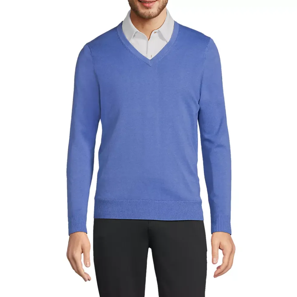 School Uniform Unisex Cotton Modal Vneck Pullover Sweater