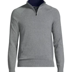 School Uniform Unisex Cotton Modal Quarter Zip Sweater