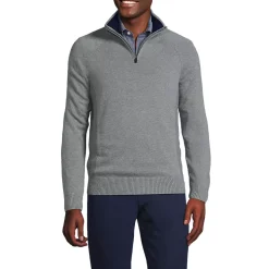 School Uniform Unisex Cotton Modal Quarter Zip Sweater