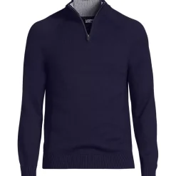School Uniform Unisex Cotton Modal Quarter Zip Sweater