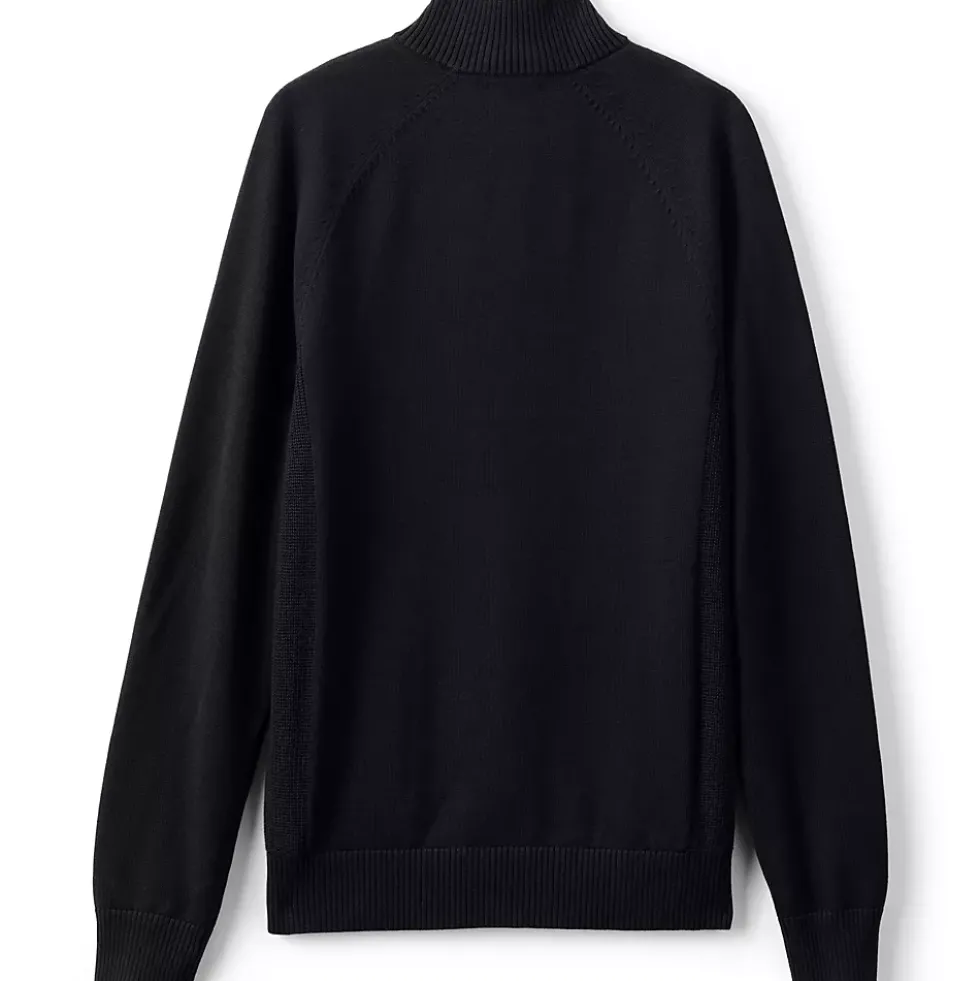 School Uniform Unisex Cotton Modal Quarter Zip Sweater