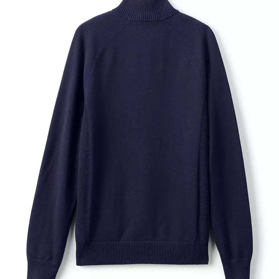 School Uniform Unisex Cotton Modal Quarter Zip Sweater