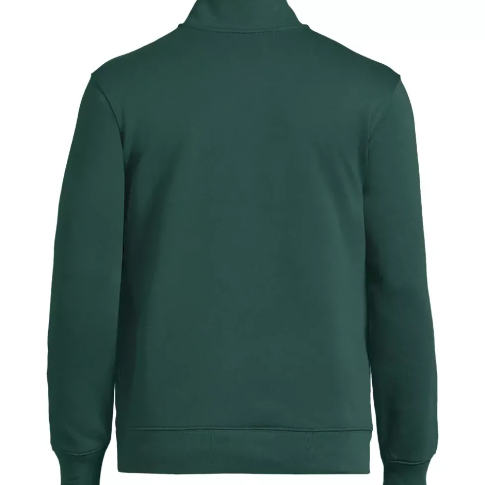 School Uniform Unisex Long Sleeve Quarter Zip Mock Neck Sweatshirt