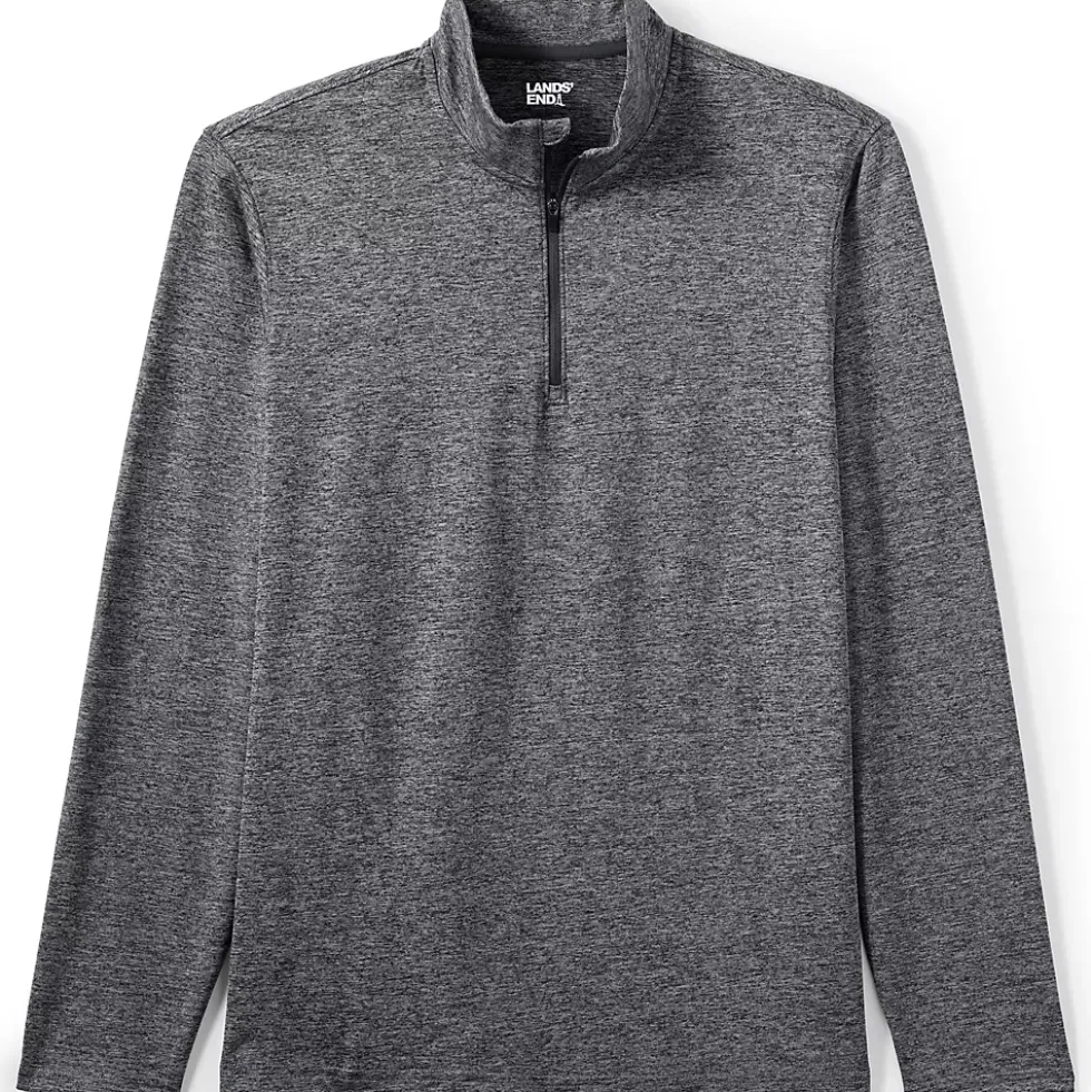 School Uniform Unisex Rapid Dry Space Dye Quarter Zip Pullover Shirt