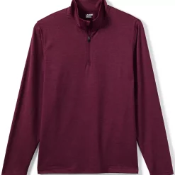 School Uniform Unisex Rapid Dry Space Dye Quarter Zip Pullover Shirt