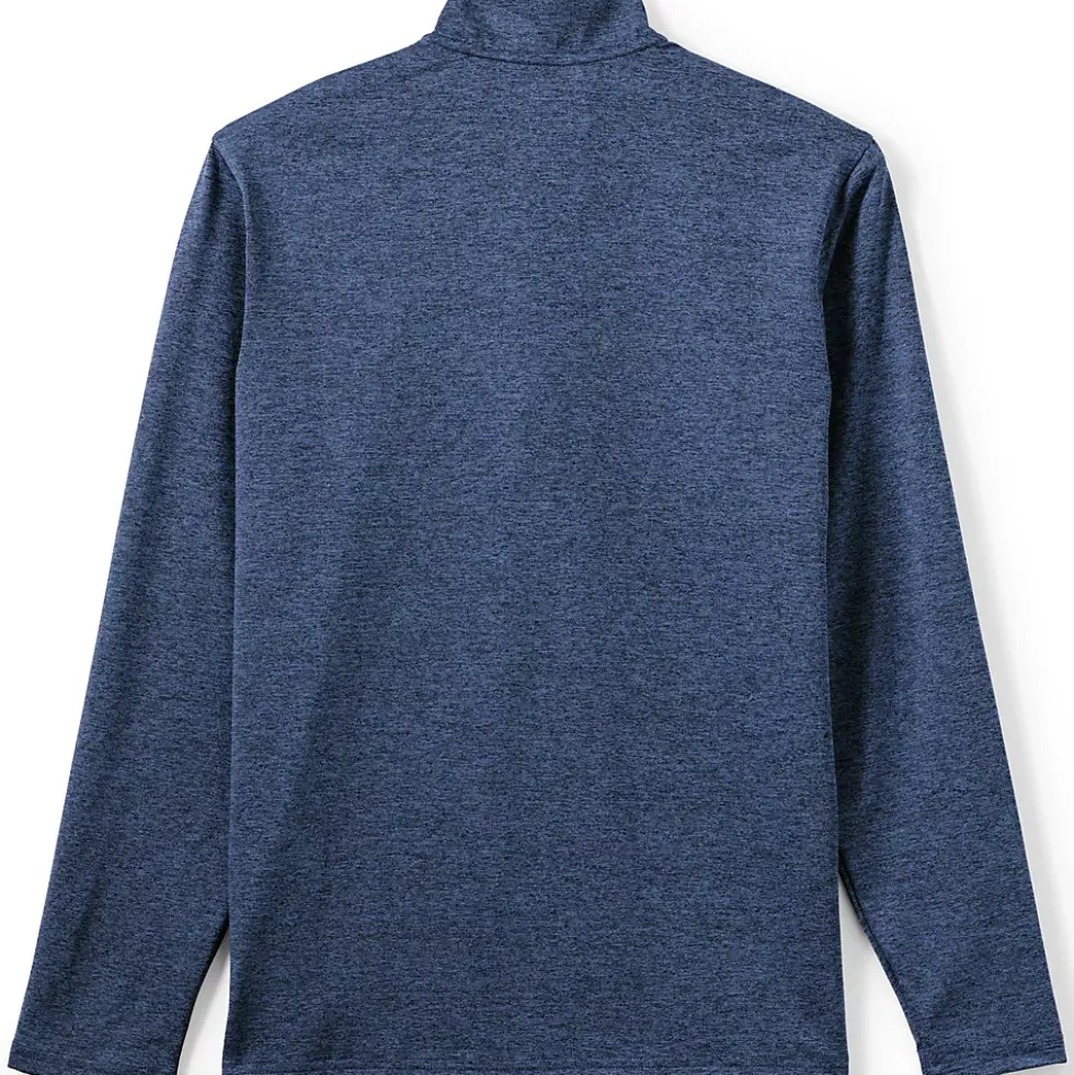 School Uniform Unisex Rapid Dry Space Dye Quarter Zip Pullover Shirt