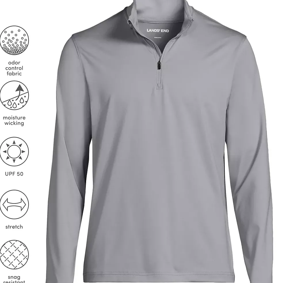 School Uniform Unisex Rapid Dry Quarter Zip Pullover