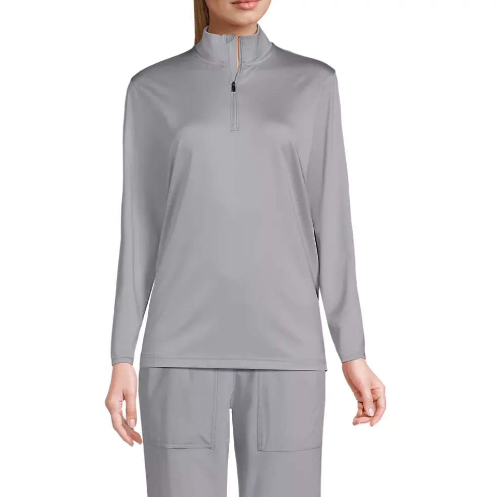 School Uniform Unisex Rapid Dry Quarter Zip Pullover