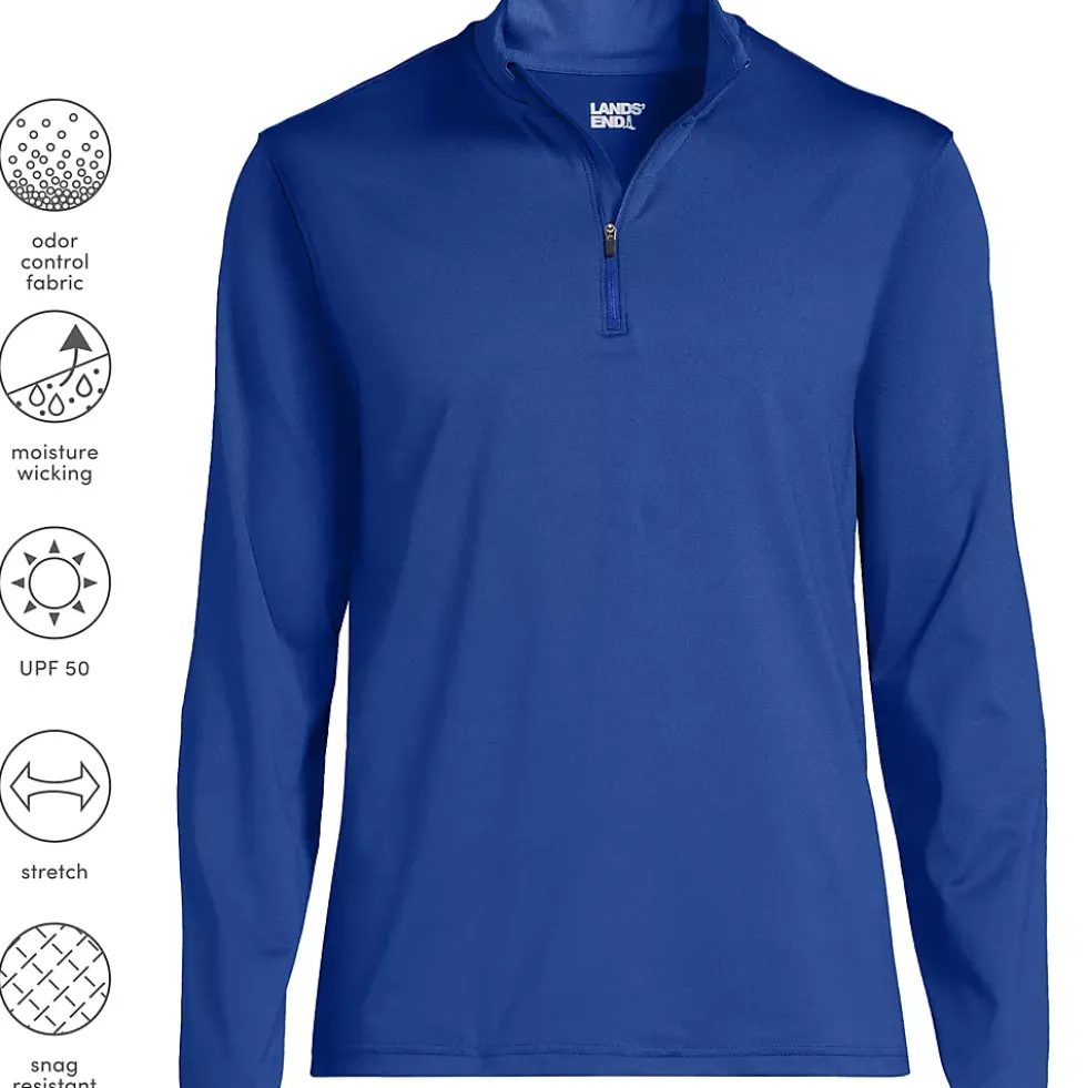 School Uniform Unisex Rapid Dry Quarter Zip Pullover